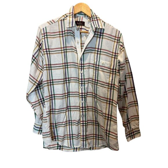 Trekka by Michael Stein size small shirt button down flannel multicolor - Picture 1 of 5